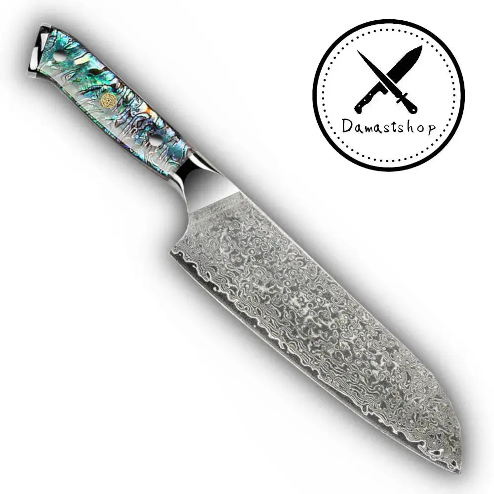 Personalisierbares Damast Santoku Damastshop.de - Damastshop
