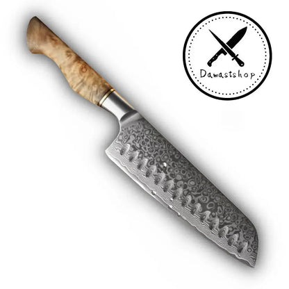 Personalisierbares Damast Santoku Damastshop.de - Damastshop