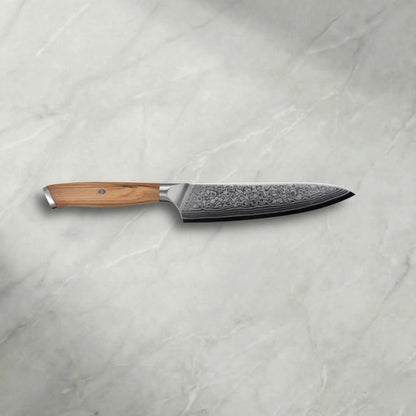 Personalisierbares Damast Universalmesser Olive Damastshop.de - Damastshop