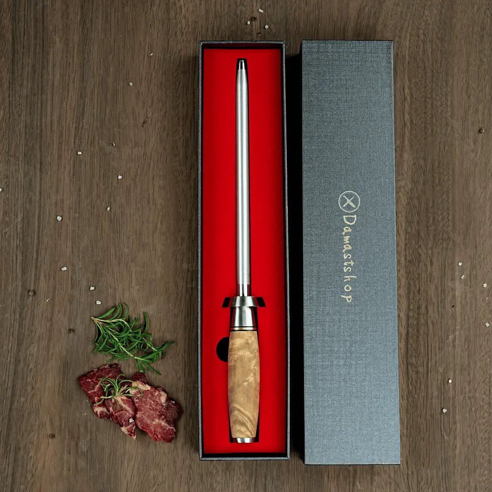Premium Diamant Schärfstab Bergahorn Damastshop.de - Damastshop