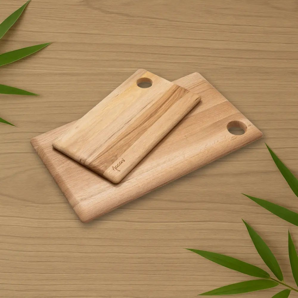 Pure Design 2er-Set Schneidebretter – schlicht, praktisch, natürlich Macani - Damastshop