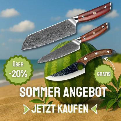 Sommer-Bundle 🌞 GRATIS Outdoor Universalmesser Damastshop.de - Damastshop