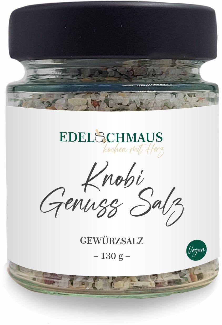 Knobi Genuss Salz: Aromatische Knoblauch-Eleganz für Feinschmecker